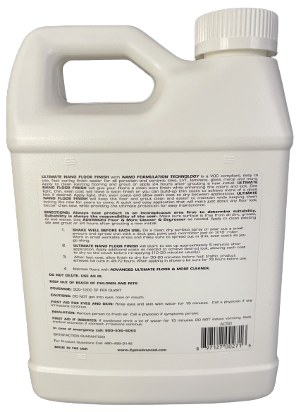 ULTIMATE NANO FLOOR FINISH (1 Quart)