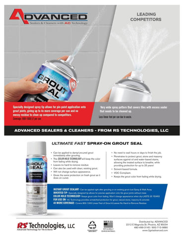 3 Pack or 6 Pack -  Ultimate FAST Grout Seal
